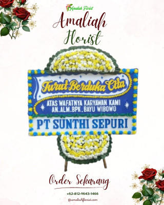 Papan Bunga Duka di Sanggau Ledo
